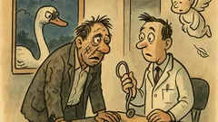 Vicc: Egy összevert férfi bemegy az orvoshoz