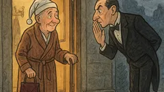 Vicc: Az idős gróf késő este hazatér