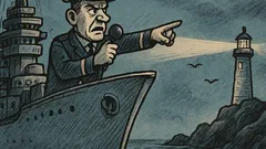 Vicc: Halad egy hadihajó az óceánon…