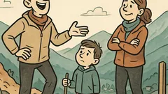 Vicc: Egy fiatal pár túrázik a hegyekben…