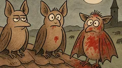 Vicc: Három denevér ül az ereszen…