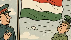 Vicc: Katona! Mit érzel a zászlónál?