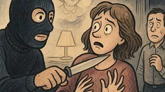 Vicc: Éjjel betörő a neveket firtatja…