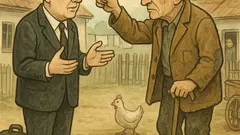 Vicc: Gorbacsov hazalátogat a szülőfalujába