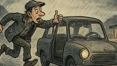 Vicc: Egy fazon stoppol a kihalt úton