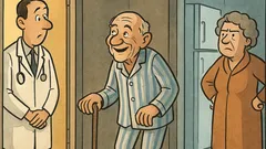 Vicc: Egy 100 éves bácsi orvoshoz megy