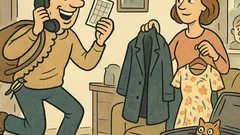 Vicc: A férj ujjongva hívja a feleségét