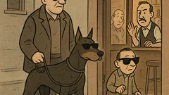 Vicc: Egy férfi dobermannal betér a bárba