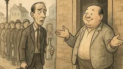 Vicc: Kohn szabadul, sor a Grün-háznál