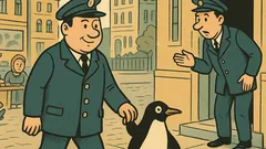 Vicc: A rendőr pingvint talál a városban