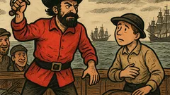 Vicc: Kalózok támadnak, kapitány piros inget kér