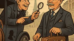 Vicc: Conan Doyle beszáll egy párizsi taxiba