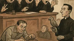Vicc: A papagáj a bíróságon hallgat
