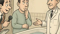 Vicc: Újságíró az elmegyógyintézetben kérdez